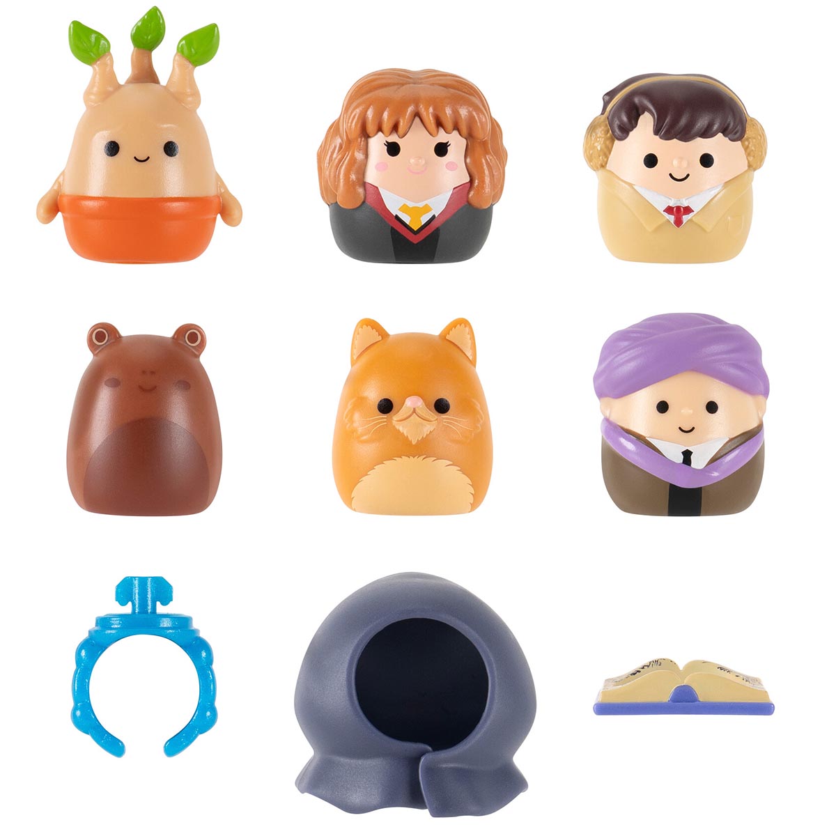 Squish-a-longs Harry Potter Mini-Squish and Accessory 6-Pack Style 1 - Image 2
