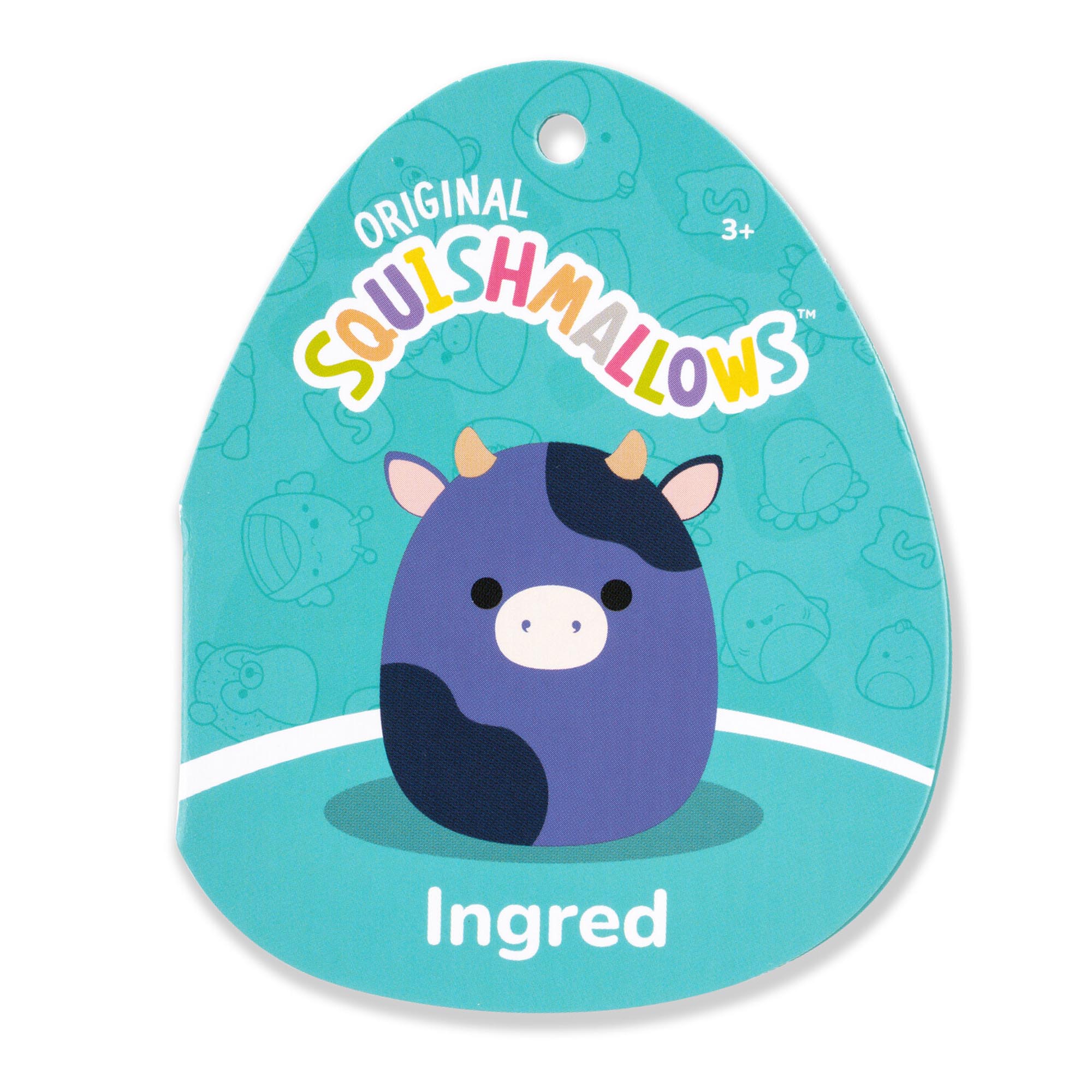 8-Inch Ingred the Purple and Black Spotted Cow - Image 5