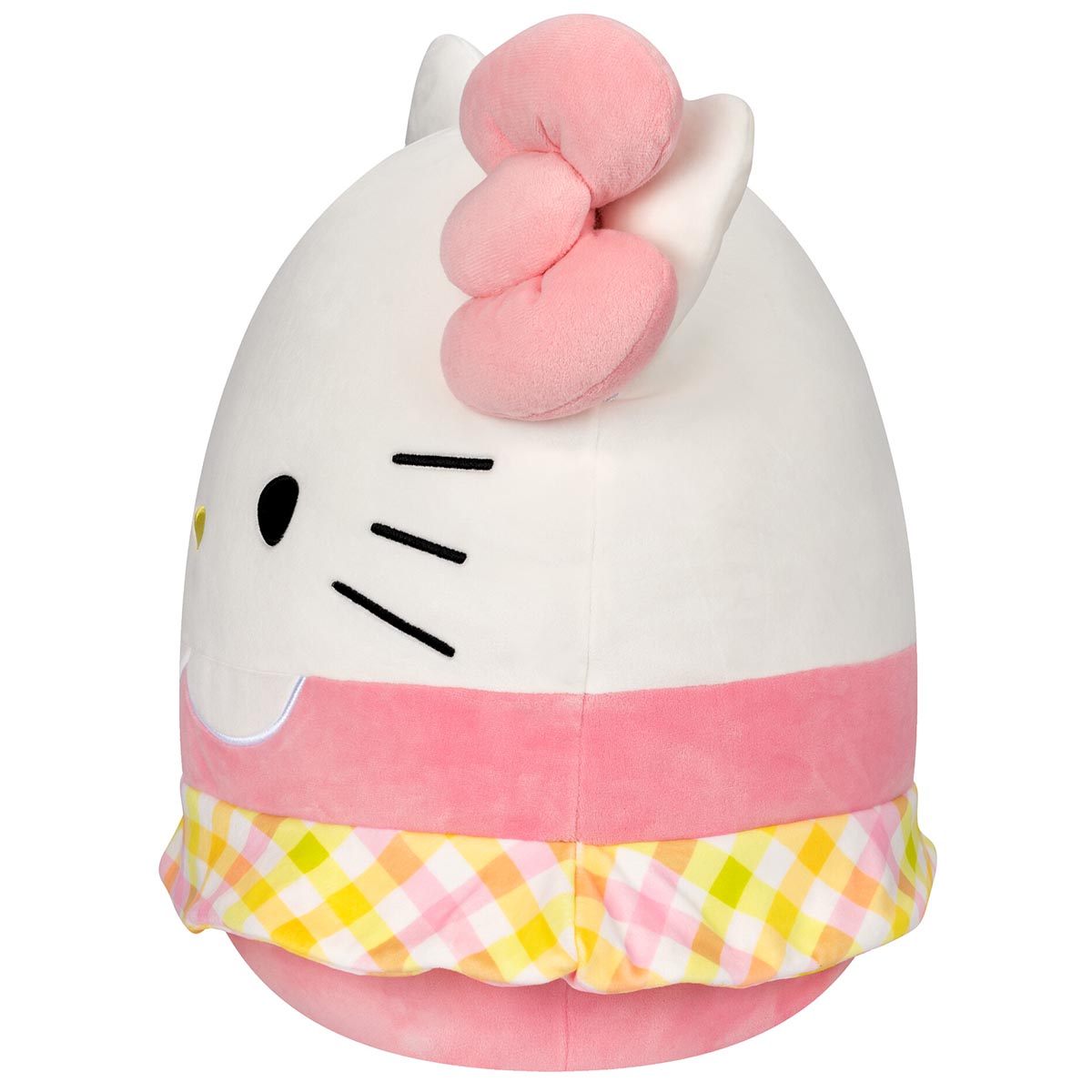 Hello Kitty and Friends 14-Inch Hello Kitty Wearing Gingham Skirt Squishmallows - Image 3